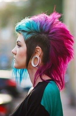 10 Punk Rock Hairstyles for Long Hair - Rock a Billy Hairstyle