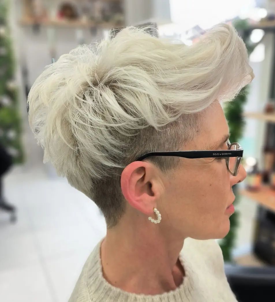 Spiky Pixie Hairstyle with Undercut