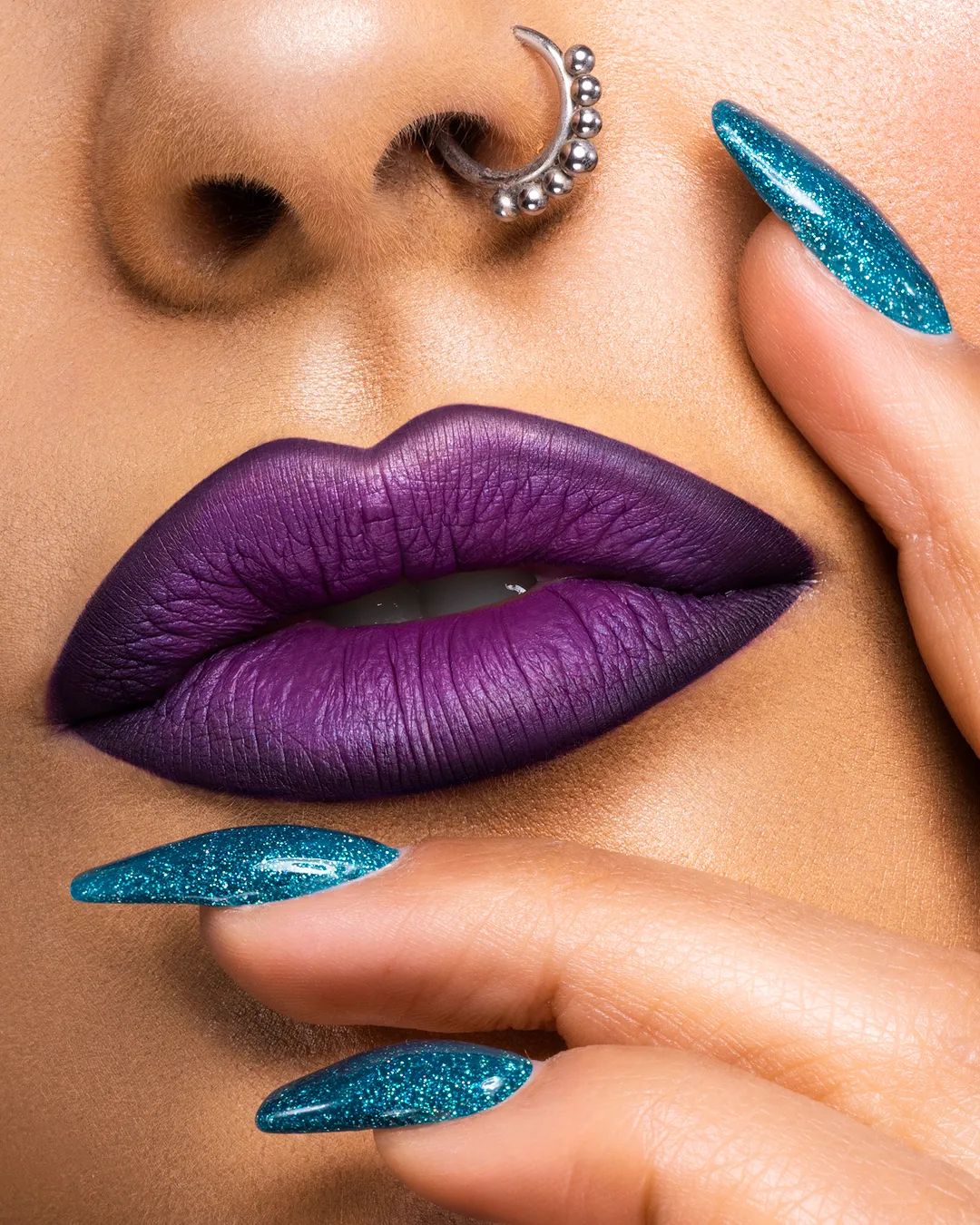 Dark Purple Lipstick Shade