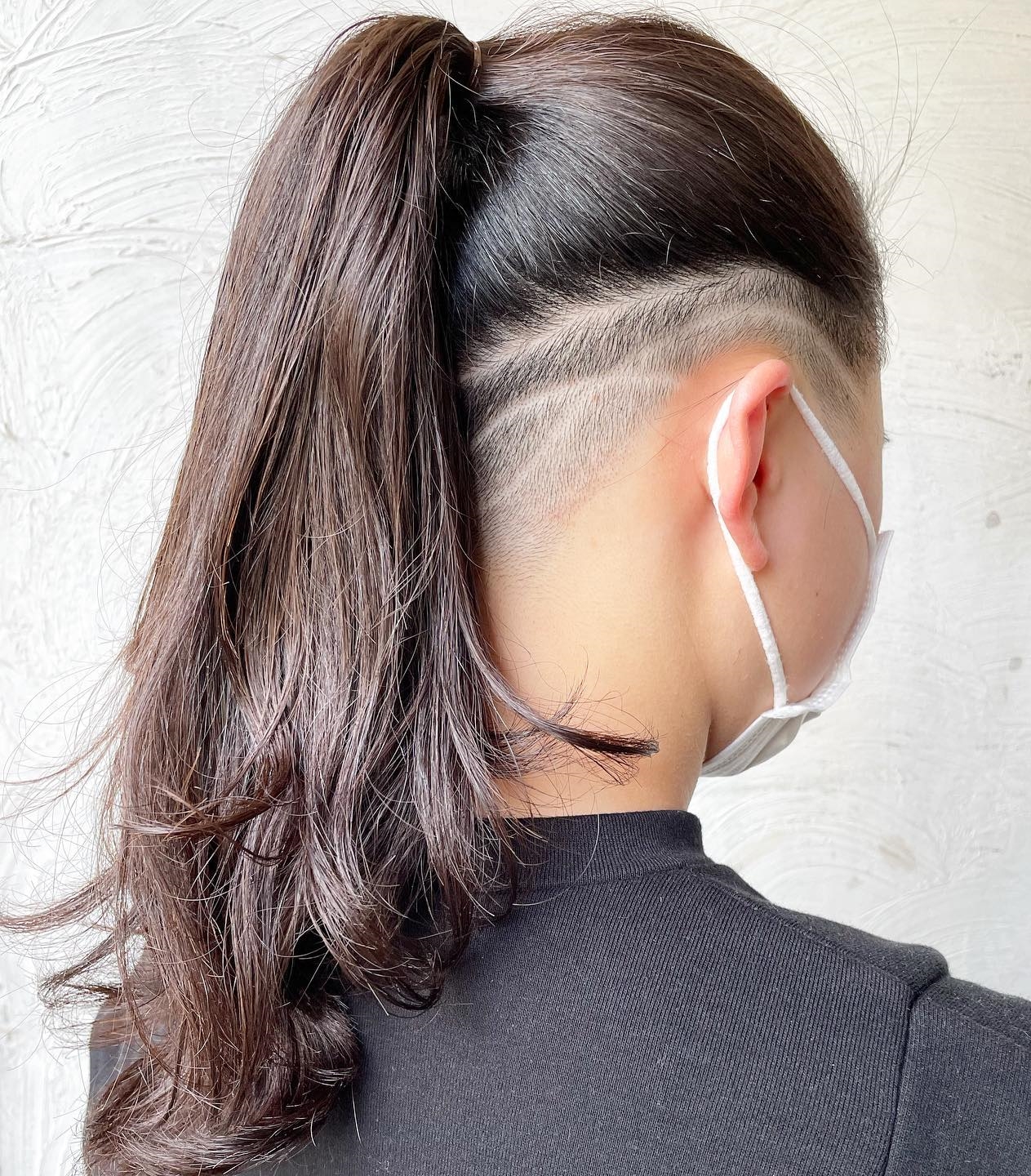 Long Ponytail with Undercut