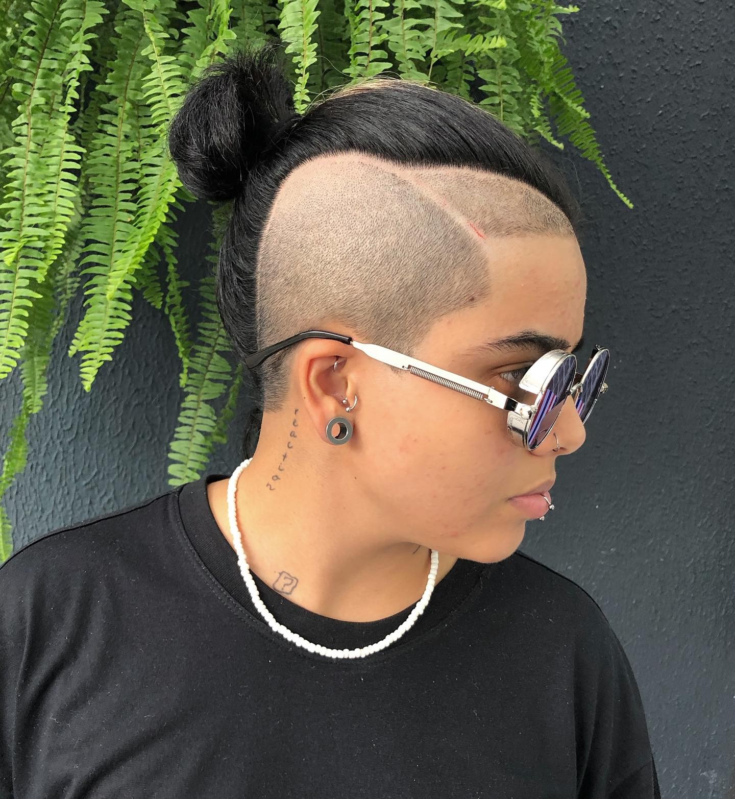 Knot Side Undercut Hairstyle