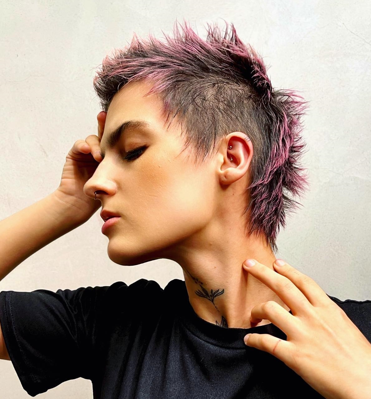 Spiky Short Pixie with Side Undercut